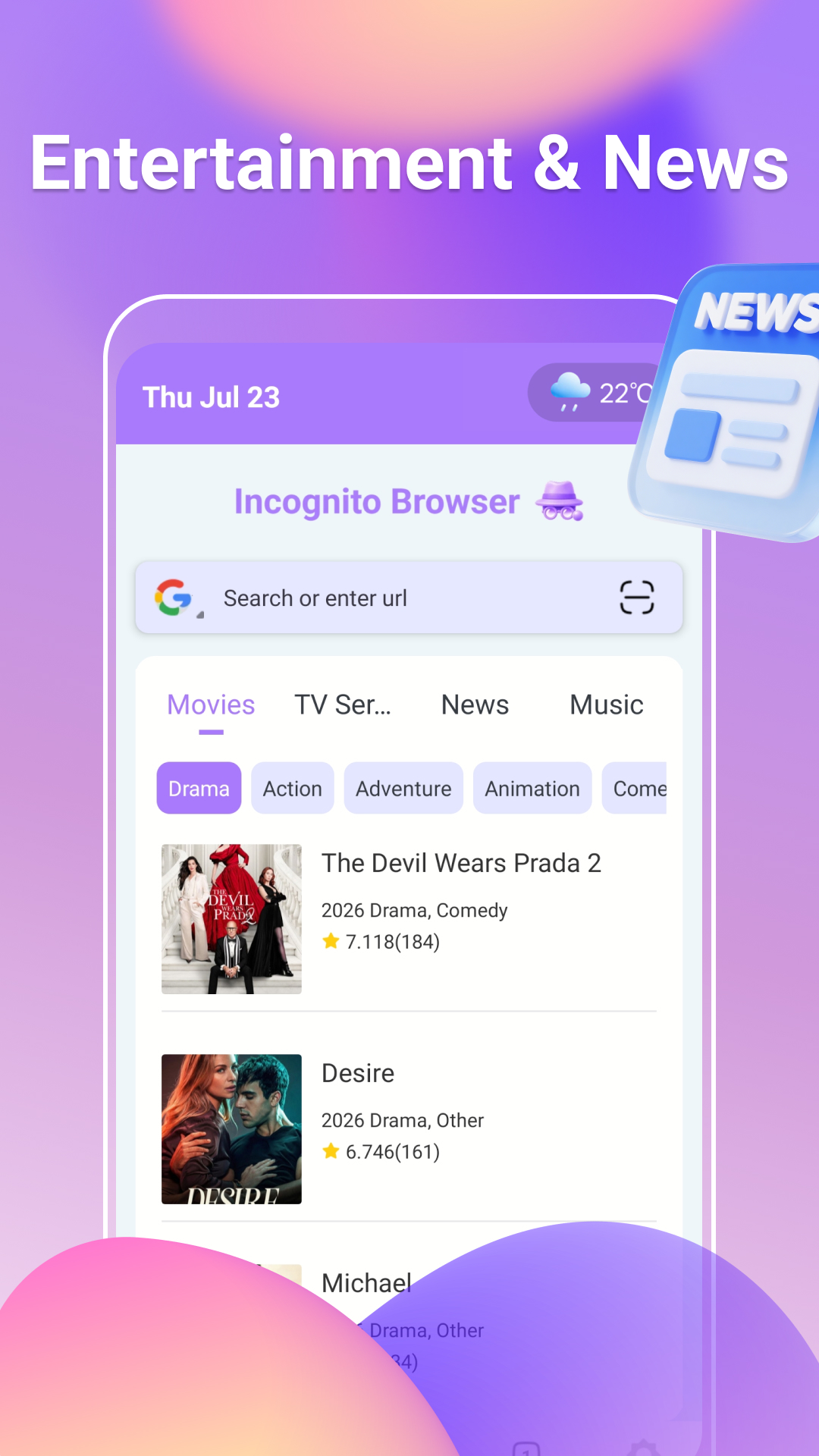 Incognito Browser app screenshot 5
